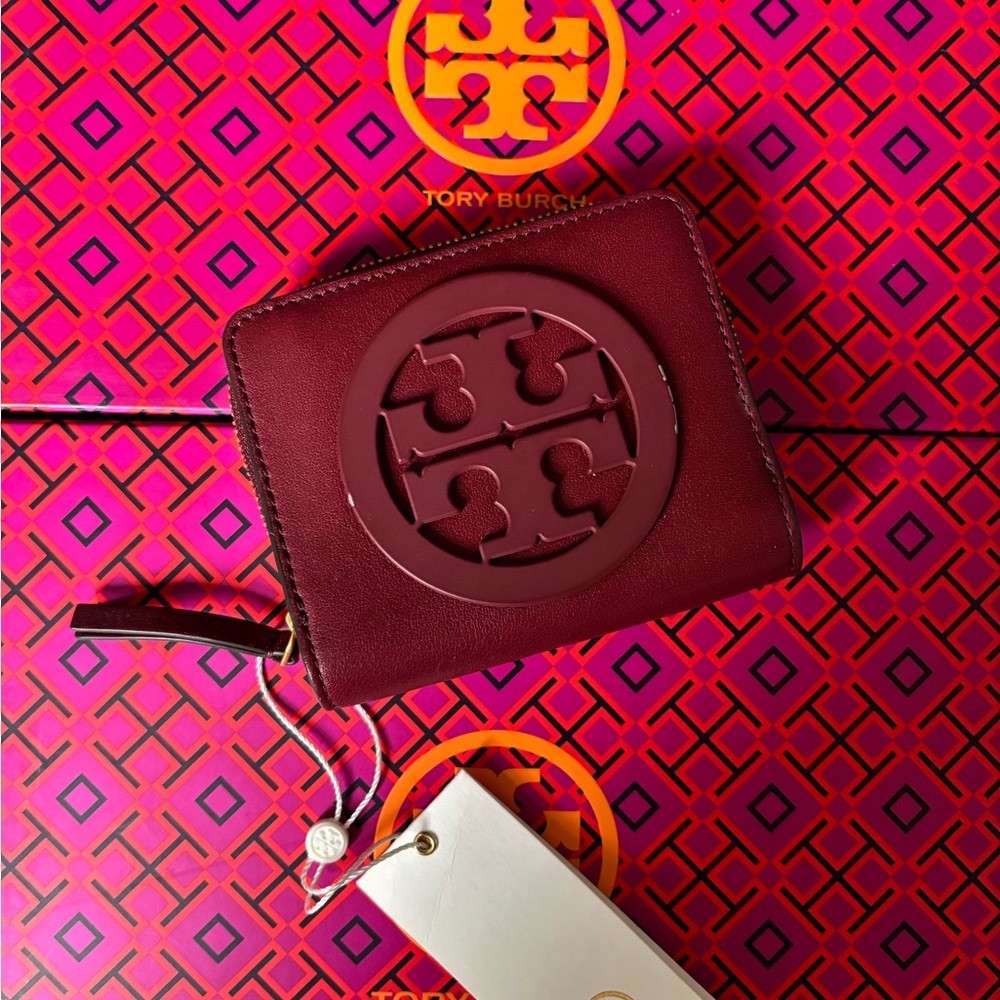 Tory Burch Burgundy Wallet